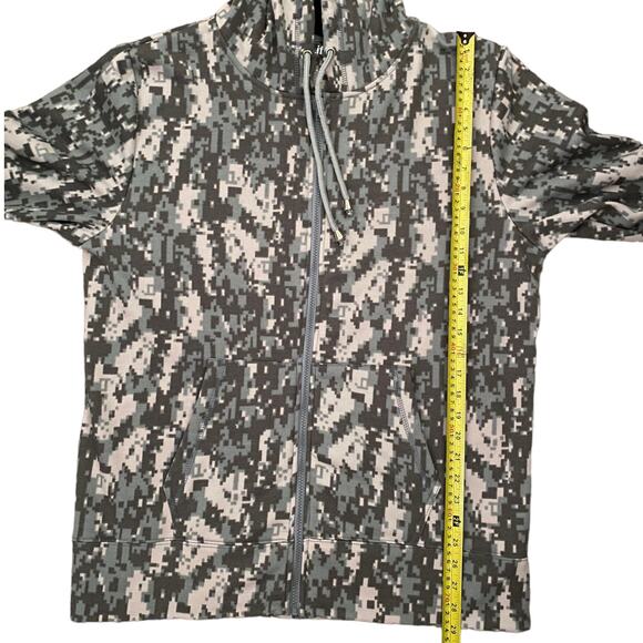US Life Mens Camo Camouflage Zip Front Jacket Large NEW - Picture 8 of 8